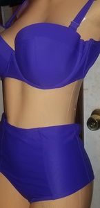 High waist two piece bikini